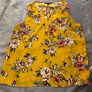 Zac & Rachel Yellow Floral Blouse